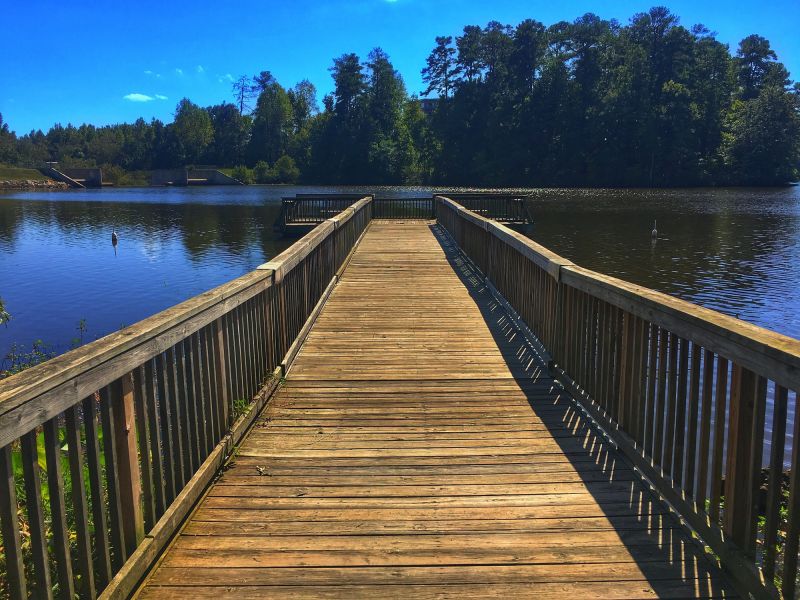 Finished Stained Dock